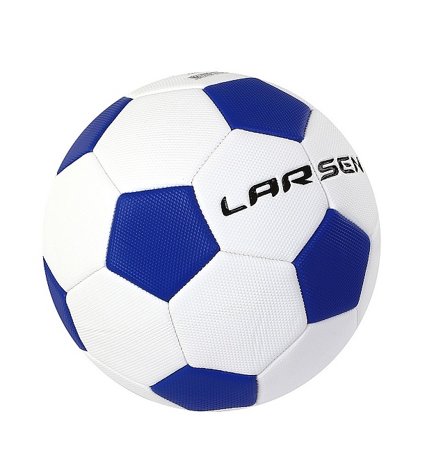 фото Футбольный мяч larsen bounce №5 белый/синий