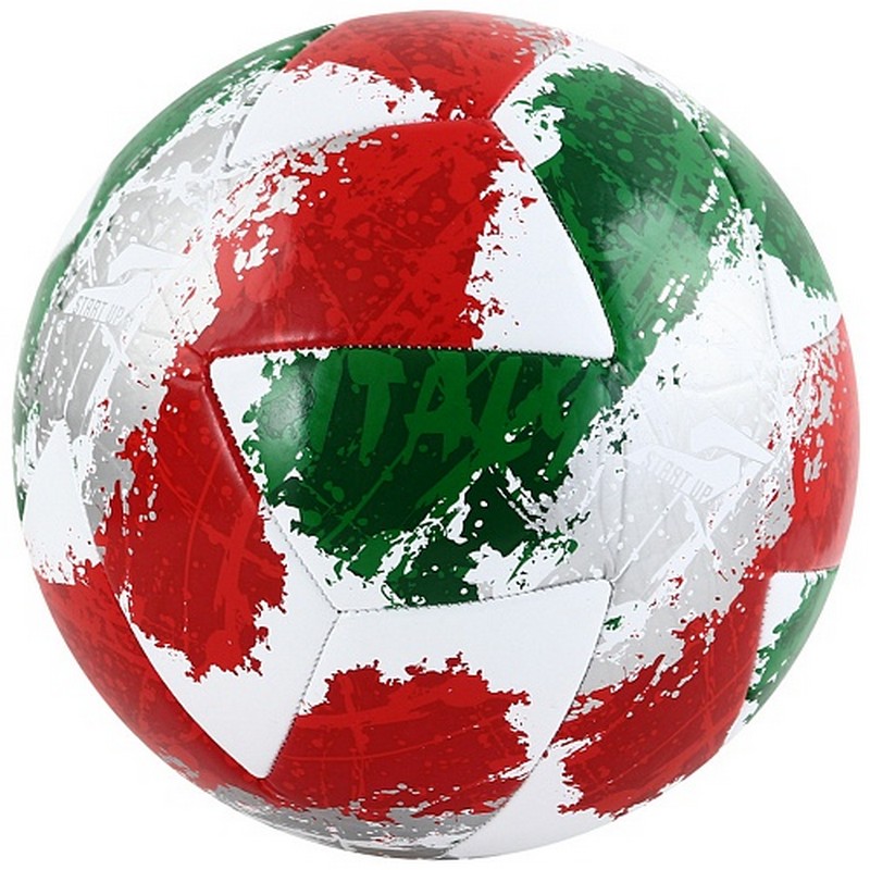 Футбольный мяч Start Up E5127 Italy №5 белый/зеленый/красный