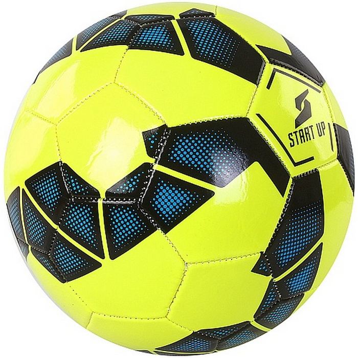 Футбольный мяч Start Up E5131 №5 лайм/черный