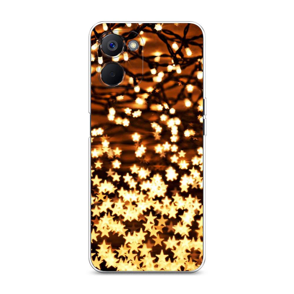 

Чехол на Realme V20 "Новогодняя гирлянда", Золотистый, 2512950-5