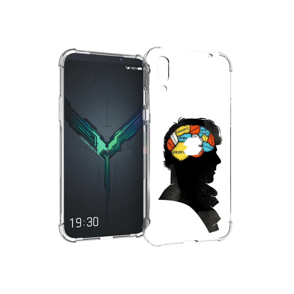 

Чехол MyPads Tocco для Xiaomi Black Shark 2 темный рисунок (PT144492.263.640), Прозрачный, Tocco