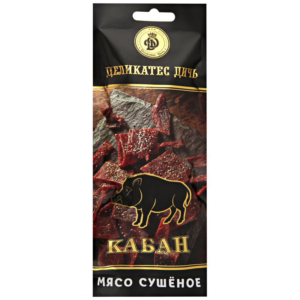 

Мясо сушеное Деликатес Дичь Кабан 100 г