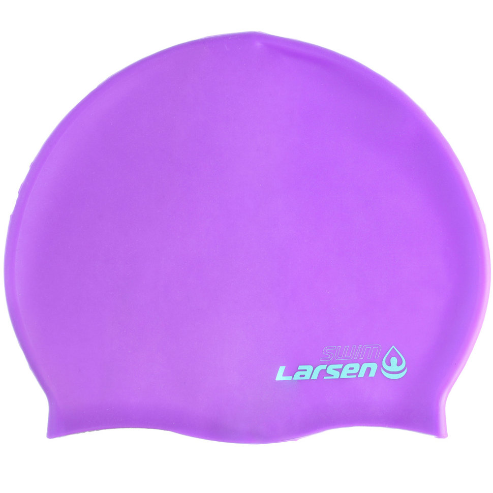 фото Шапочка для плавания larsen mc47 фиолетовый