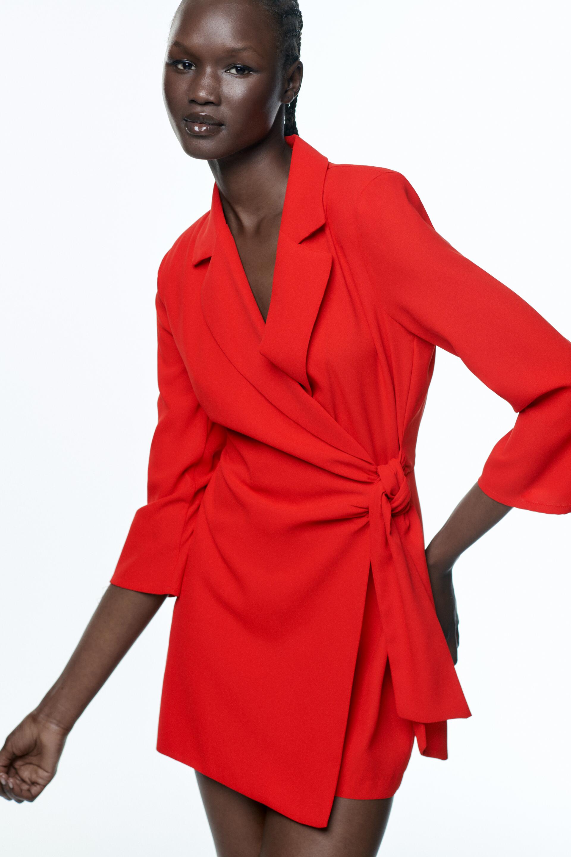 

Комбинезон женский ZARA 00387054 красный S, 00387054