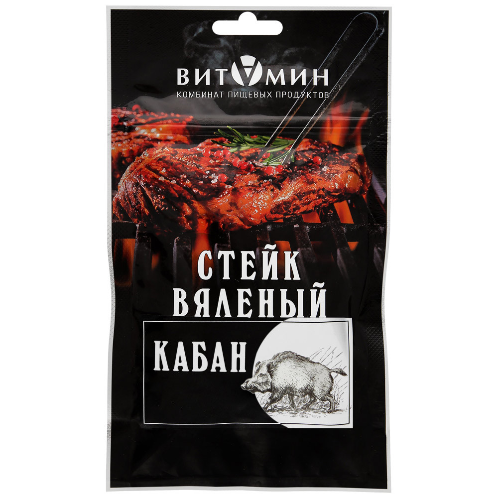 

Стейк вяленый Деликатес Дичь Кабан 35 г