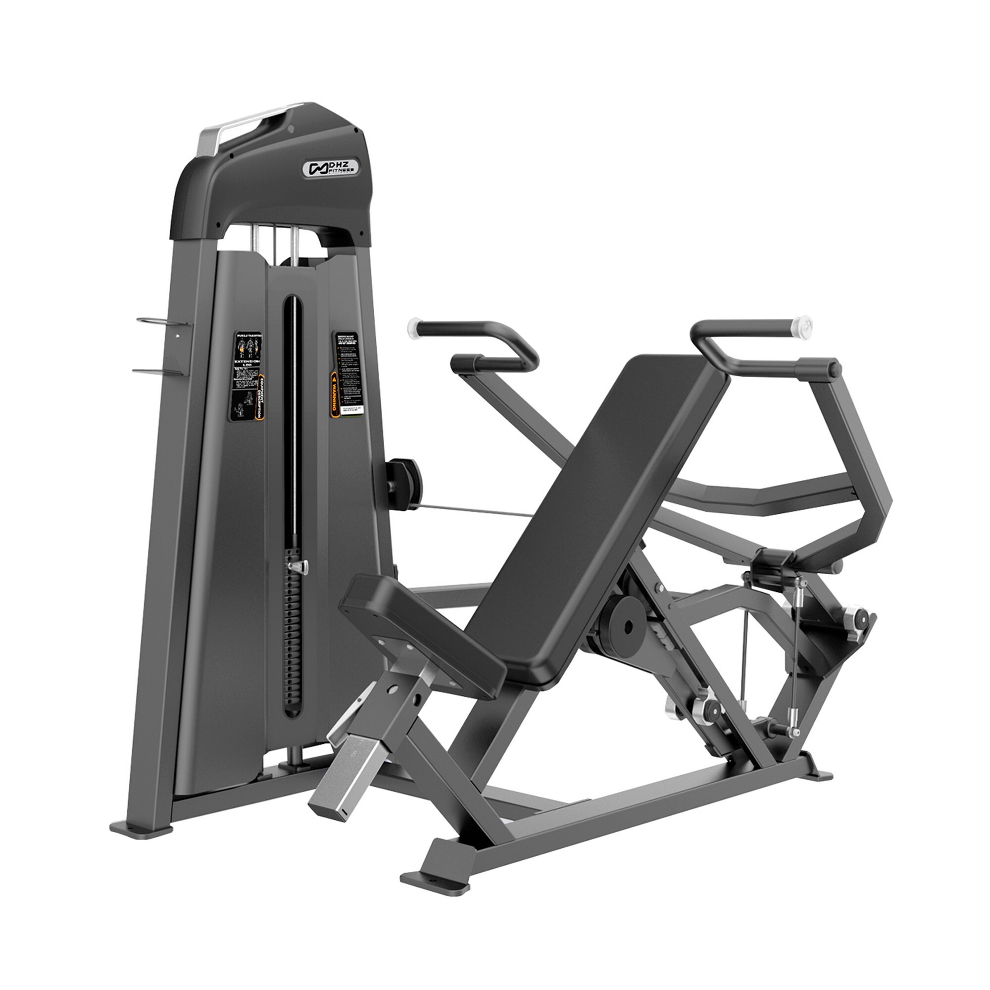 

Жим от плеч (Shoulder Press) DHZ E-3006. Стек 109 кг, Серый;черный, E-3006