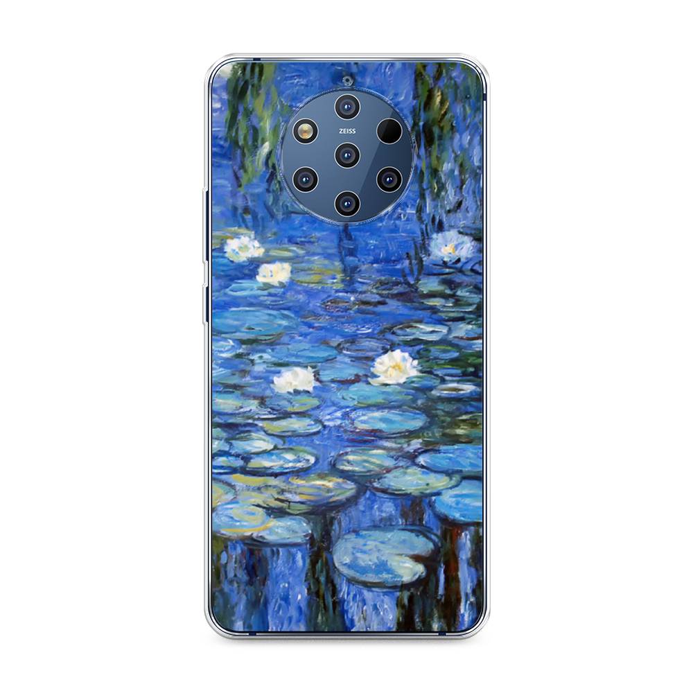 

Чехол на Nokia 9 Pure View "Нарисованный пруд", Синий;зеленый, 122350-4