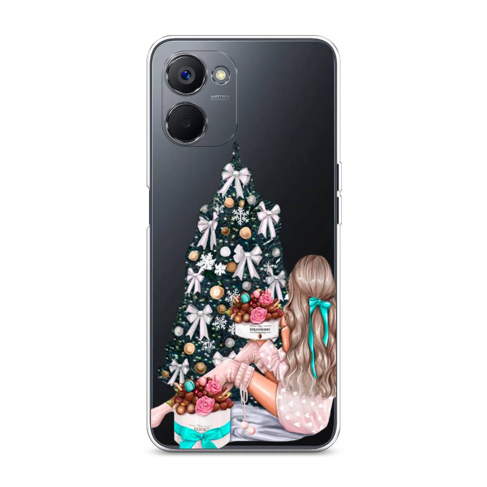 

Чехол на Realme V20 "New Year", Зеленый;бежевый;голубой, 2512950-5