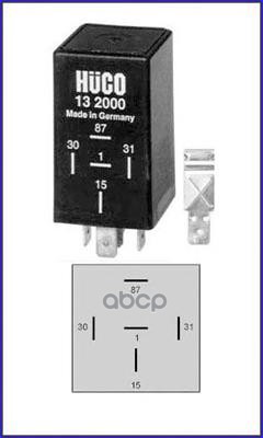 Реле бензонасоса Huco 132000 Huco 132000 2360₽