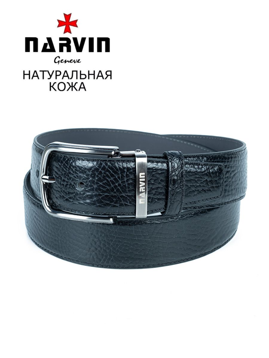 

Ремень мужской Narvin 34058 bridge black, 125 см, Черный, 34058
