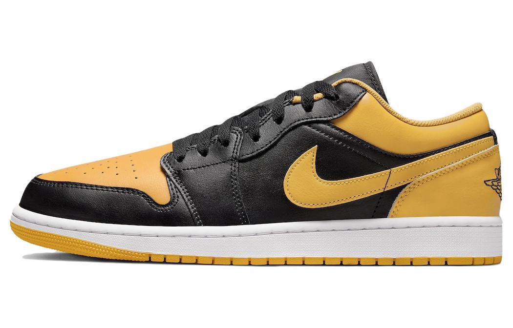 

Кеды унисекс Jordan Air Jordan 1 Low Yellow Ochre разноцветные 40.5 EU, Разноцветный, Air Jordan 1 Low Yellow Ochre