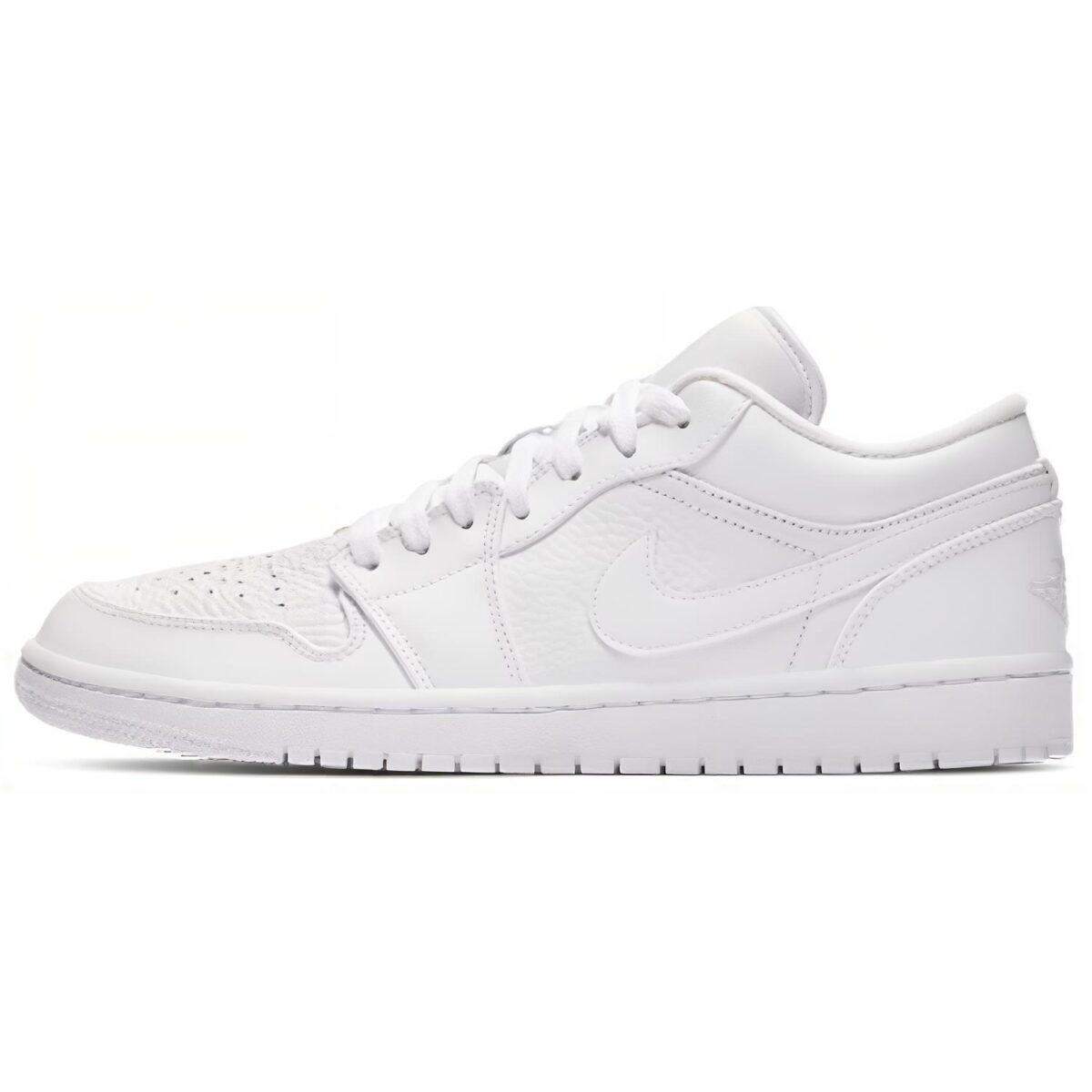

Кеды унисекс Jordan Air Jordan 1 Low белые 46 EU, Белый, Air Jordan 1 Low