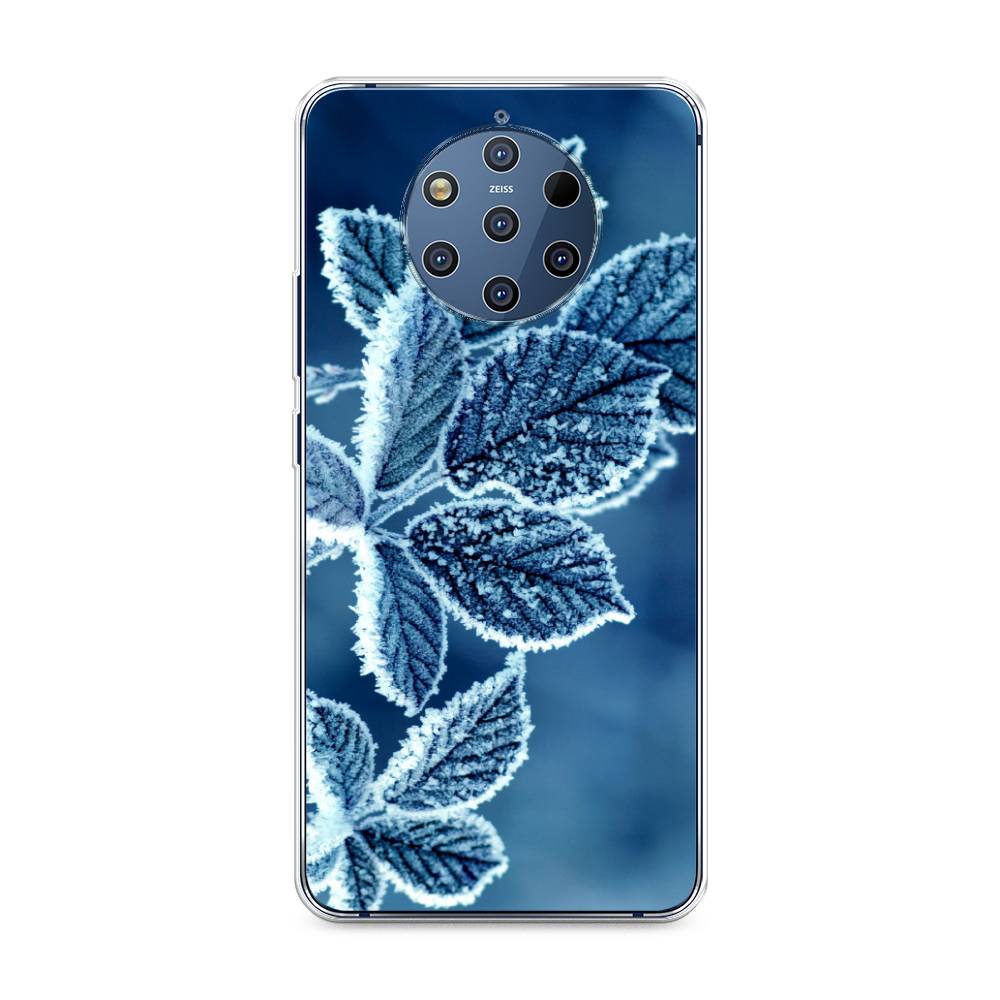 

Чехол на Nokia 9 Pure View "Зима 6", Голубой;белый, 122350-2