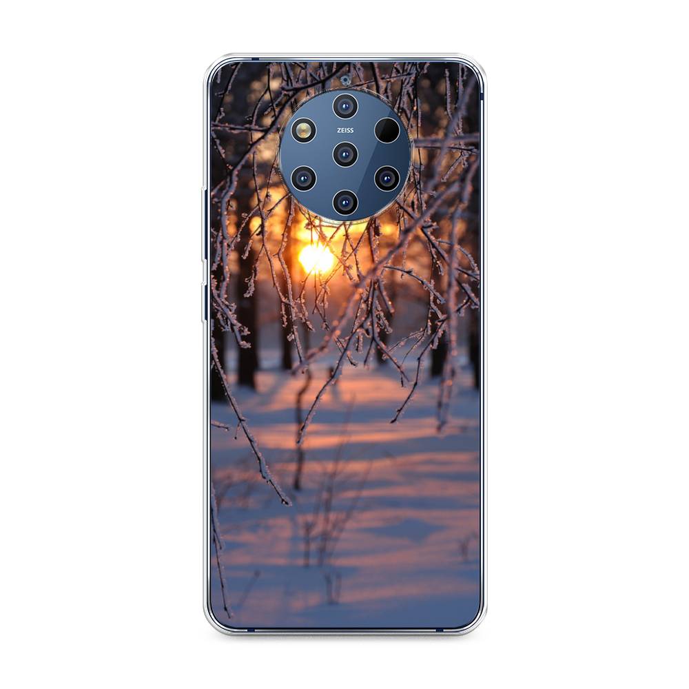 

Чехол на Nokia 9 Pure View "Зима 7", Оранжевый;розовый;черный, 122350-2