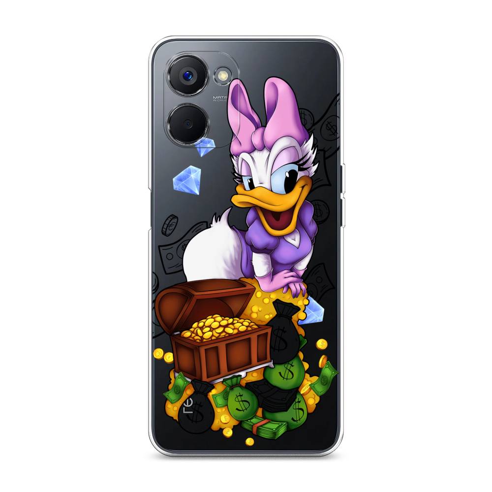 

Чехол на Realme V20 "Rich Daisy Duck", Коричневый;белый;фиолетовый, 2512950-6