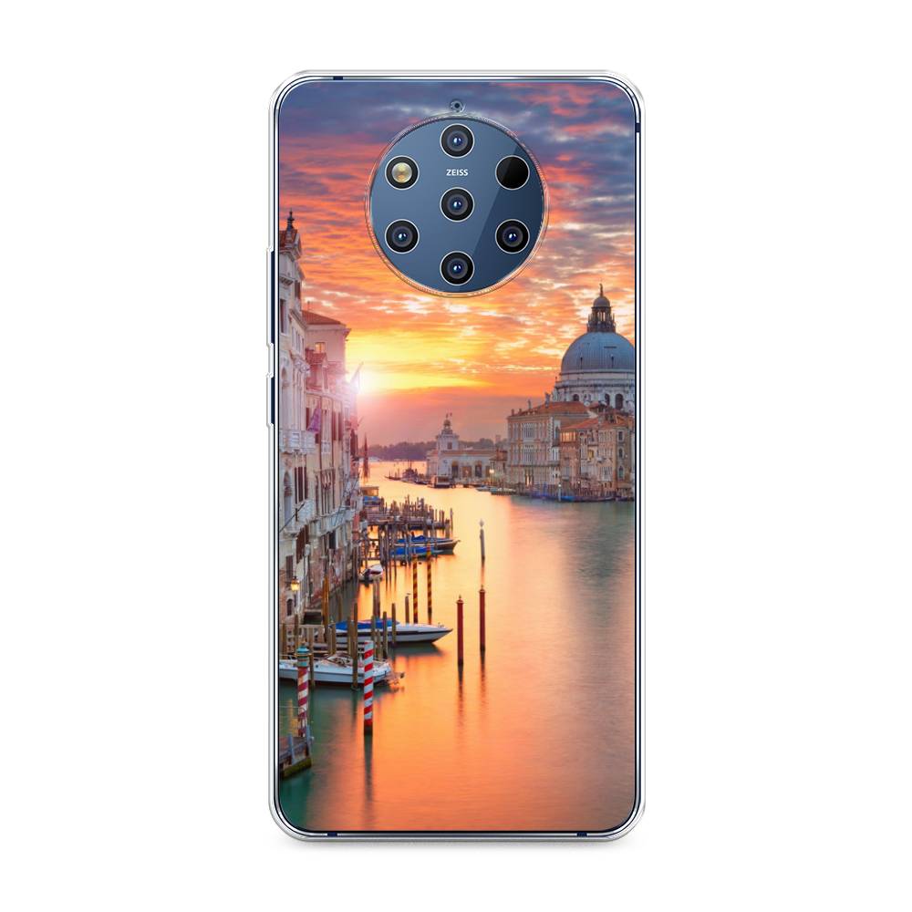 

Чехол на Nokia 9 Pure View "Восход 11", Розовый;оранжевый, 122350-2