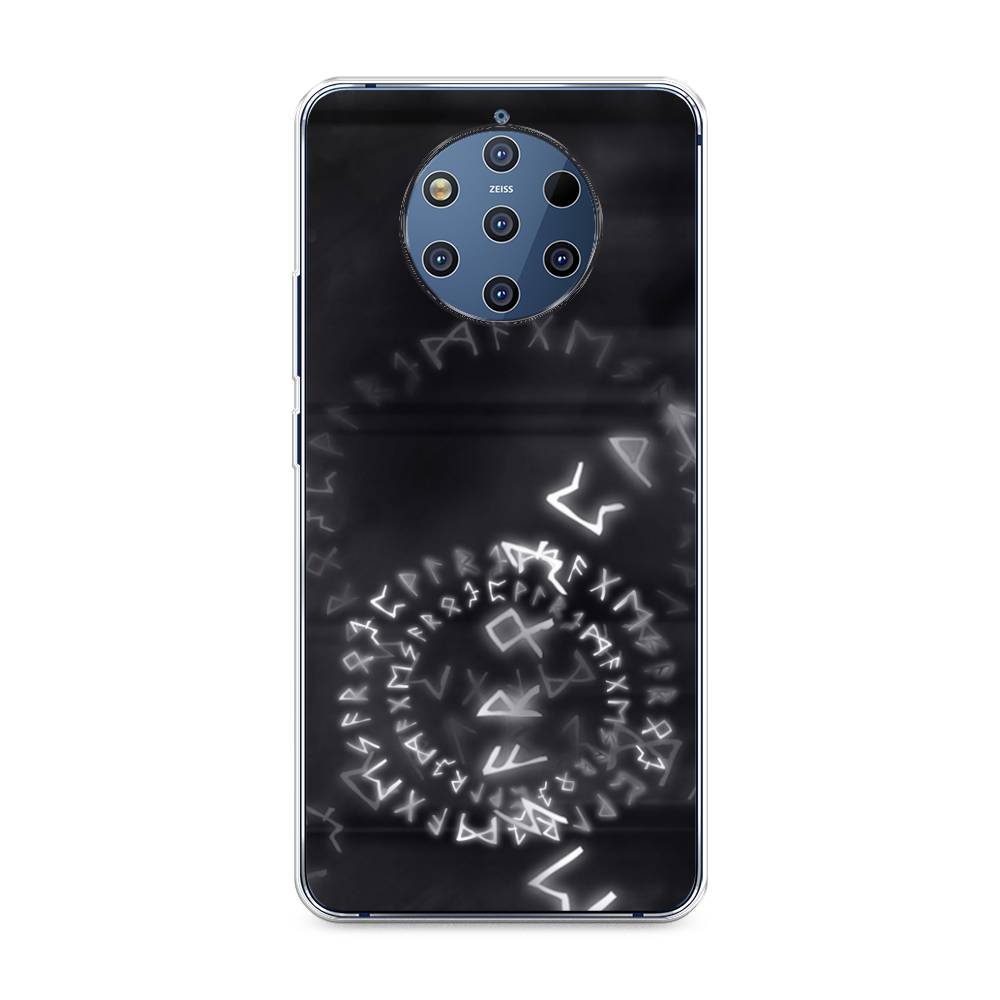 

Чехол на Nokia 9 Pure View "Руны", Серый;черный, 122350-3