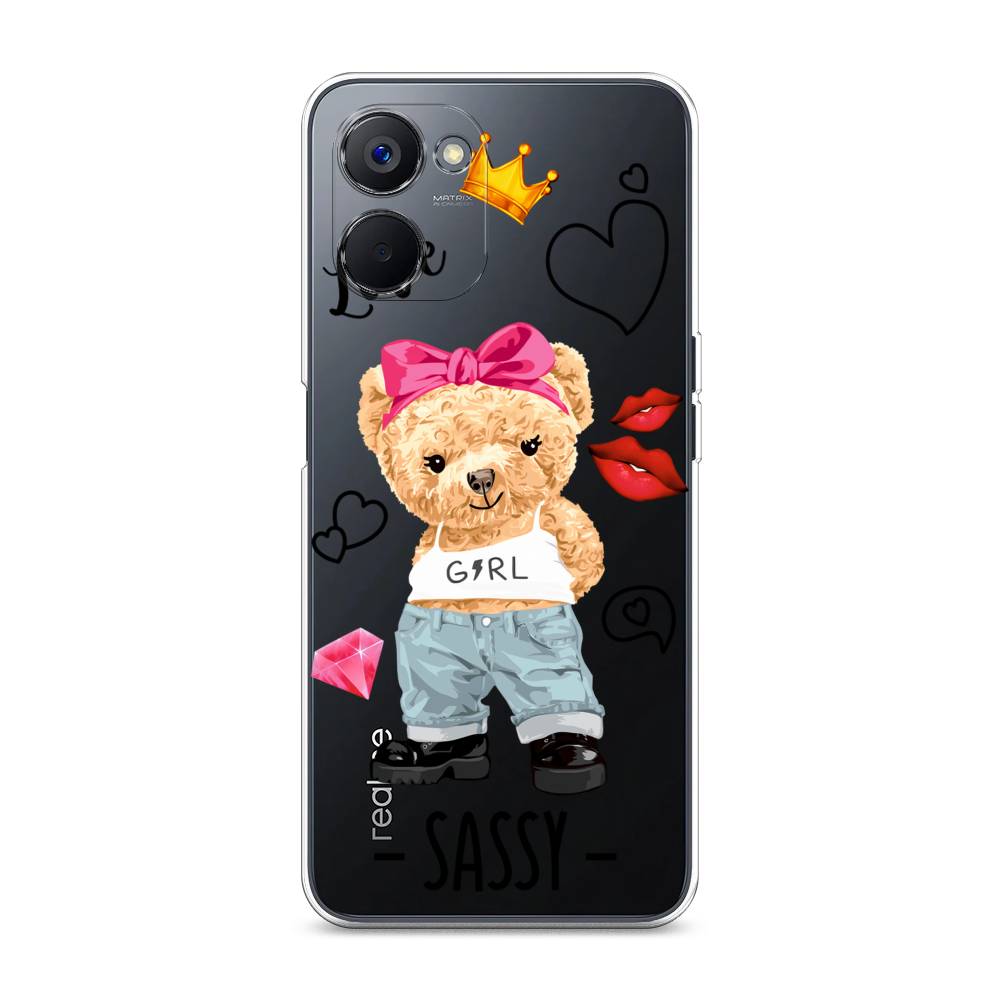 

Чехол на Realme V20 "Sugar Mommy", Голубой;белый;розовый, 2512950-6