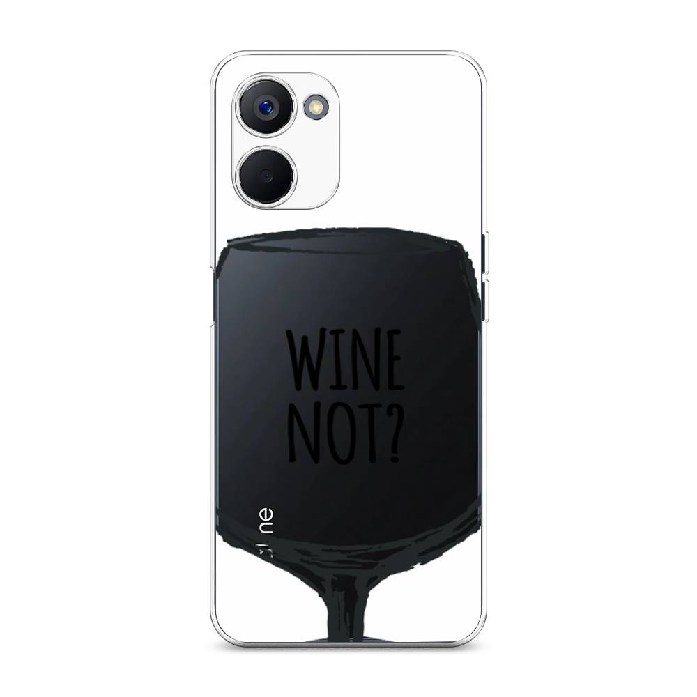 

Чехол на Realme V20 "Wine not white", Белый, 2512950-6