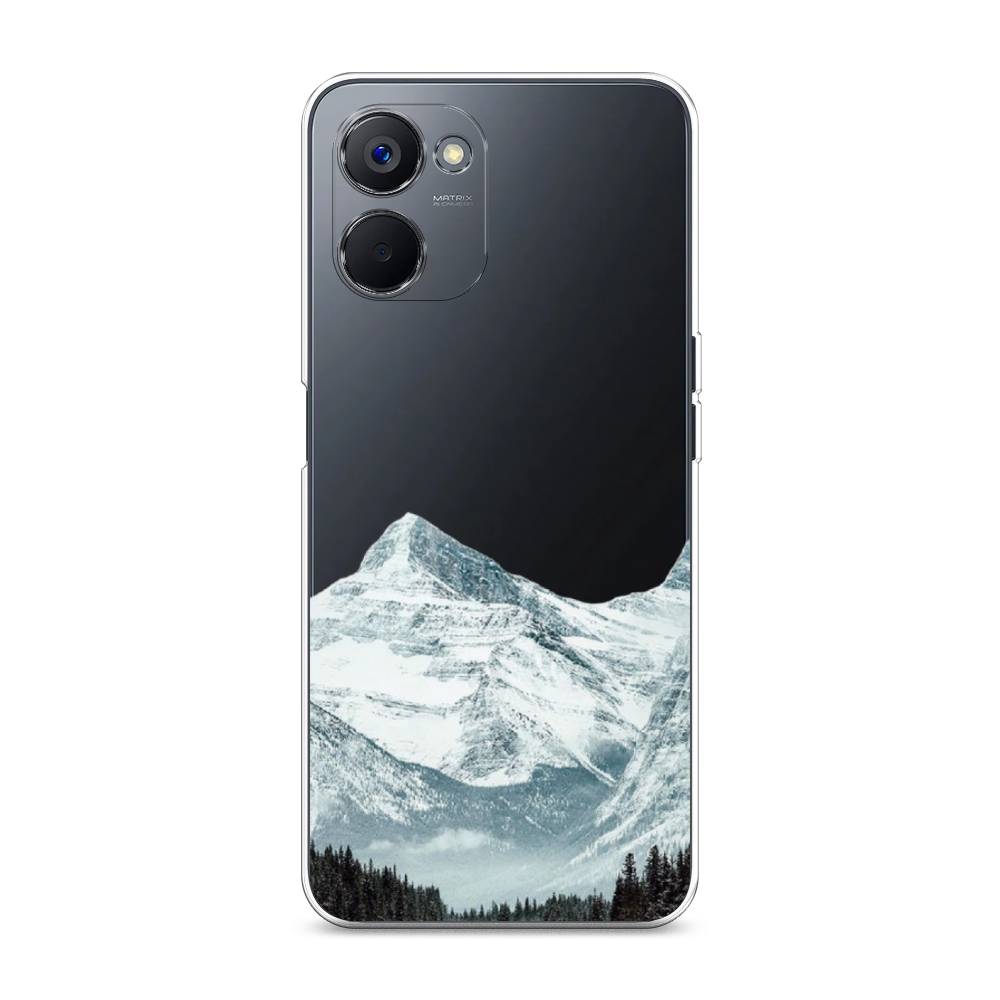 

Чехол на Realme V20 "Горы арт 1", Белый;зеленый, 2512950-2