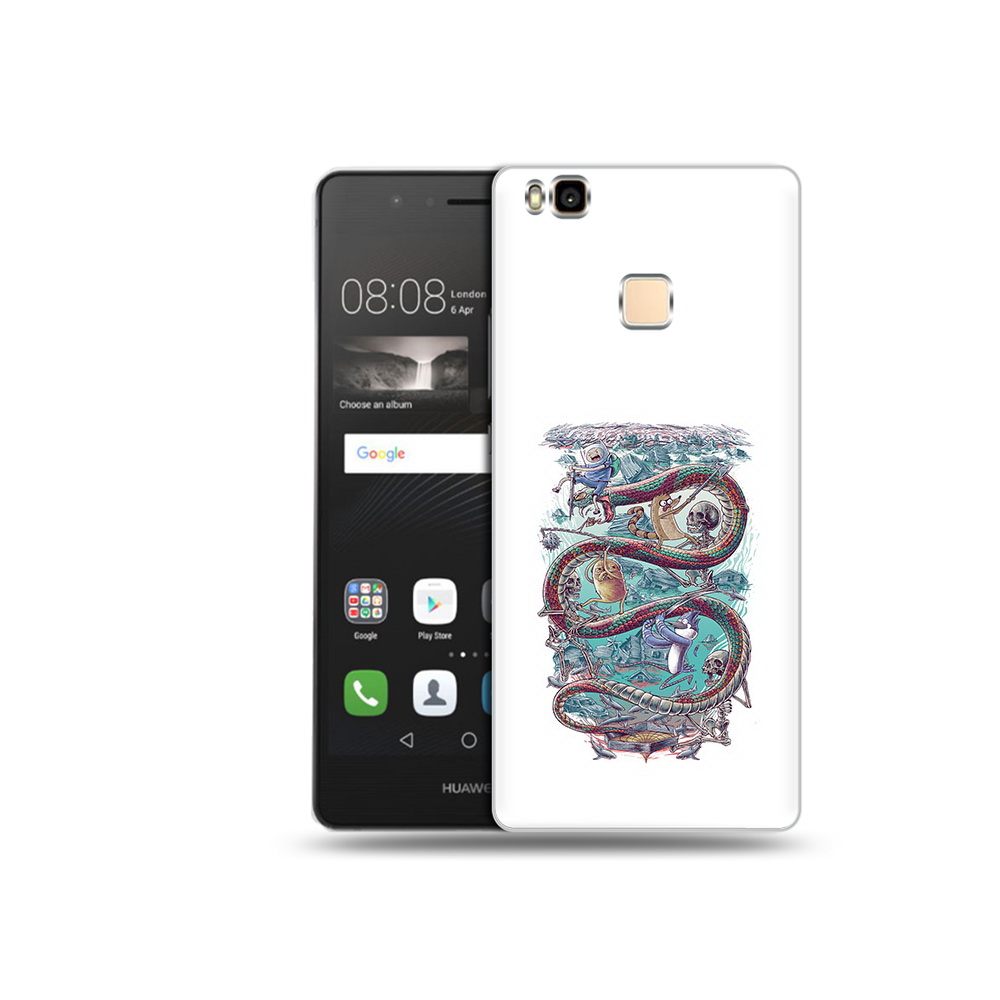 

Чехол MyPads Tocco для Huawei P9 Lite время приключений страшилка (PT74547.57.280), Прозрачный, Tocco