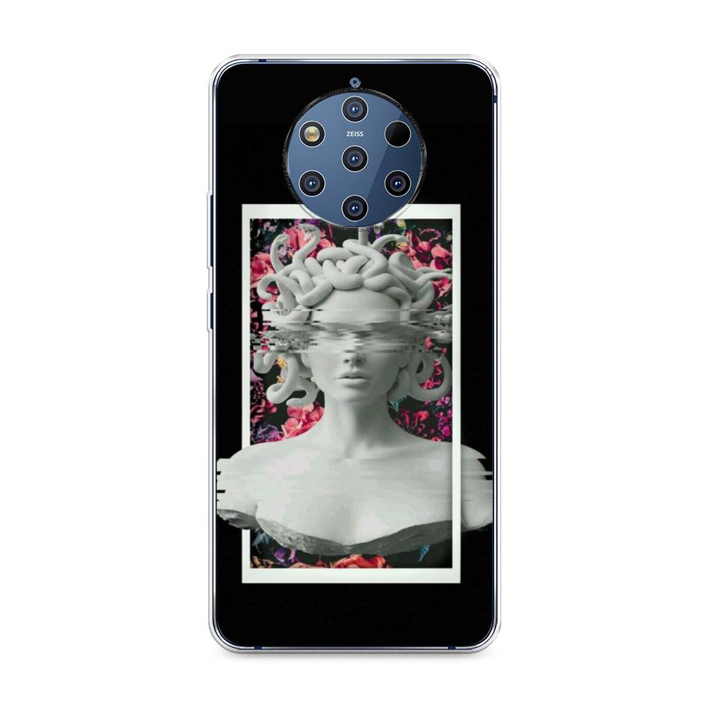 

Чехол на Nokia 9 Pure View "Web Punk Медуза Горгона", Черный;серый, 122350-6