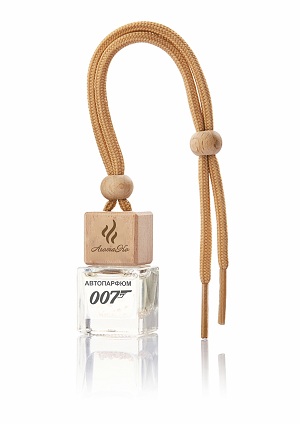 

Ароматизатор в машину AROMAKO 112971090 Джеймс Бонд агент 007, Прозрачный