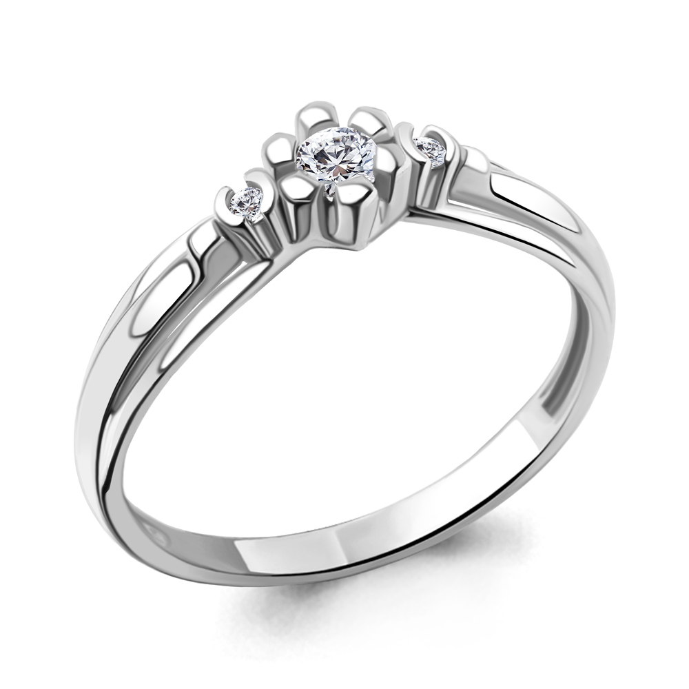 

Кольцо из серебра р. 15 AQUAMARINE 68996А_925_р, 68996А_925_р