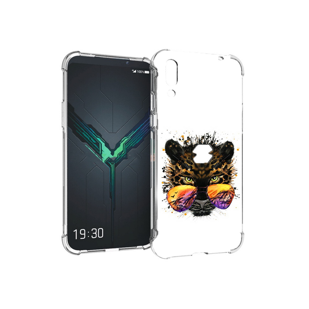 

Чехол MyPads Tocco для Xiaomi Black Shark 2 тропический леопард (PT144492.263.649), Прозрачный, Tocco