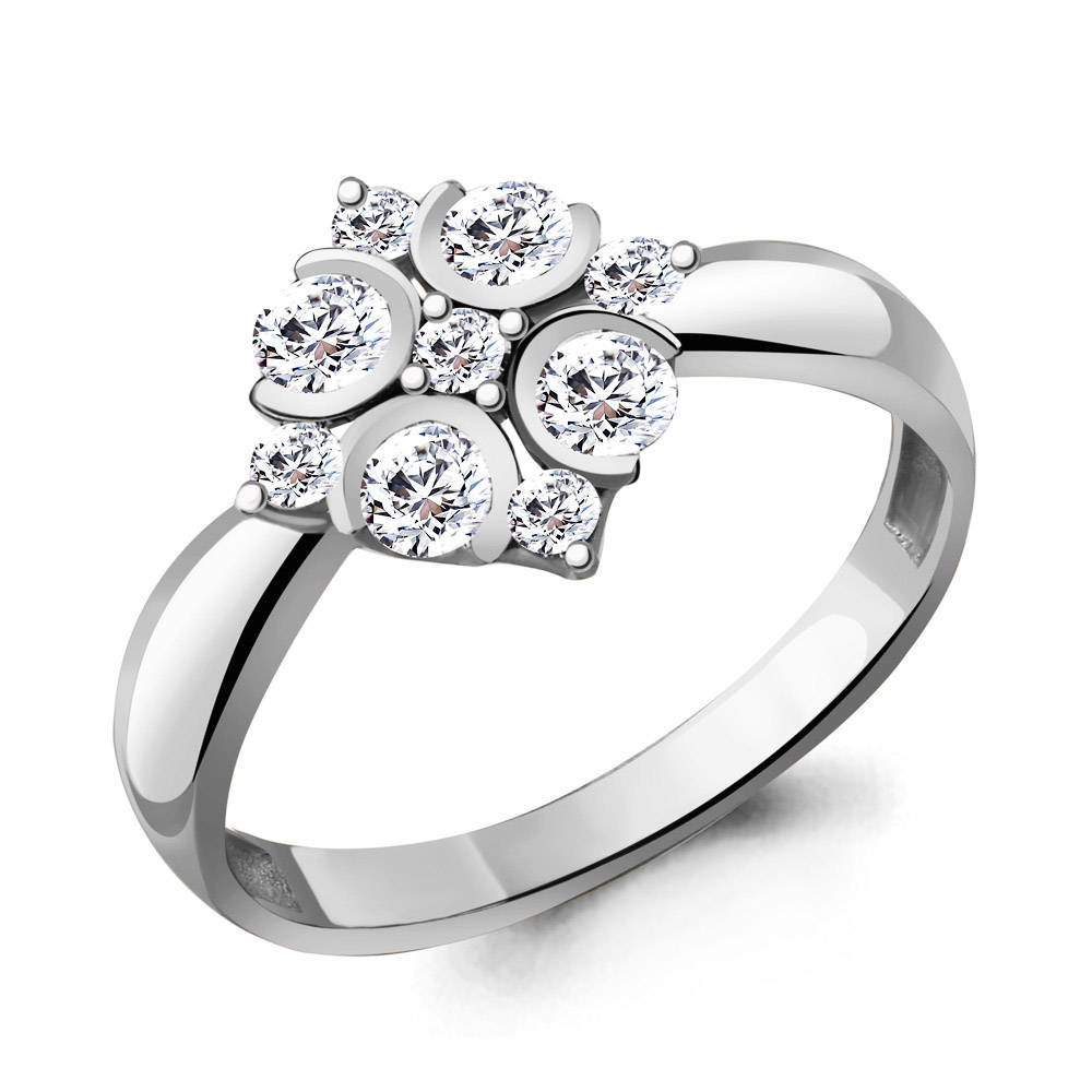 

Кольцо из серебра р. 17 AQUAMARINE 68710А_925_р, 68710А_925_р