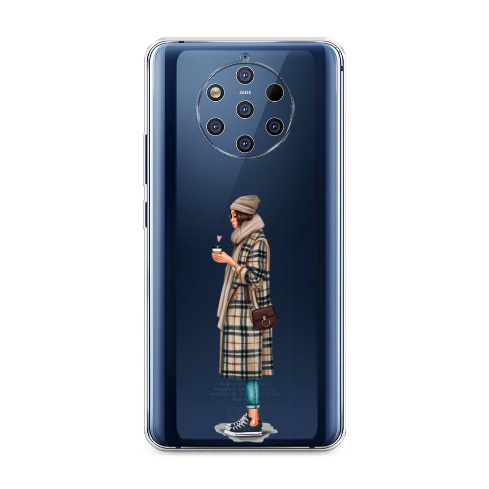 

Чехол на Nokia 9 Pure View "Утренний кофе", Коричневый;бежевый, 122350-6