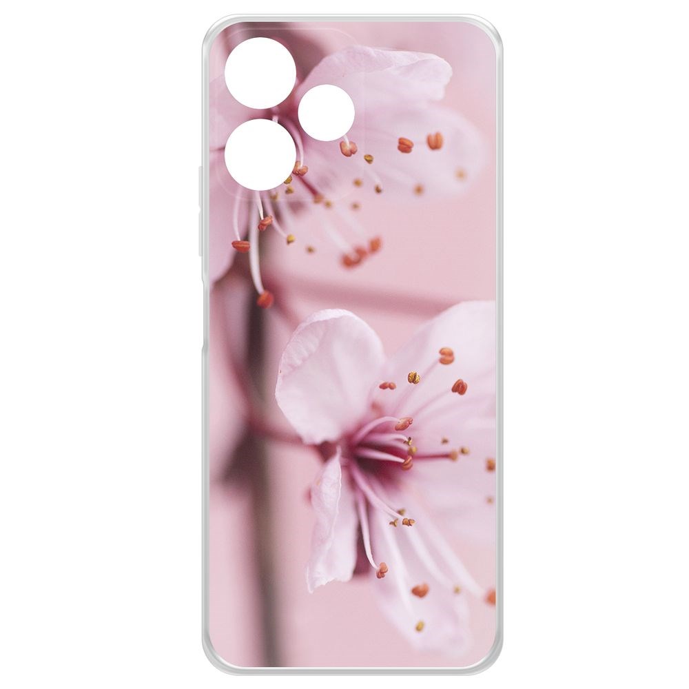 

Чехол-накладка Krutoff Clear Case Весна для Xiaomi Poco M6 Pro 5G, Прозрачный