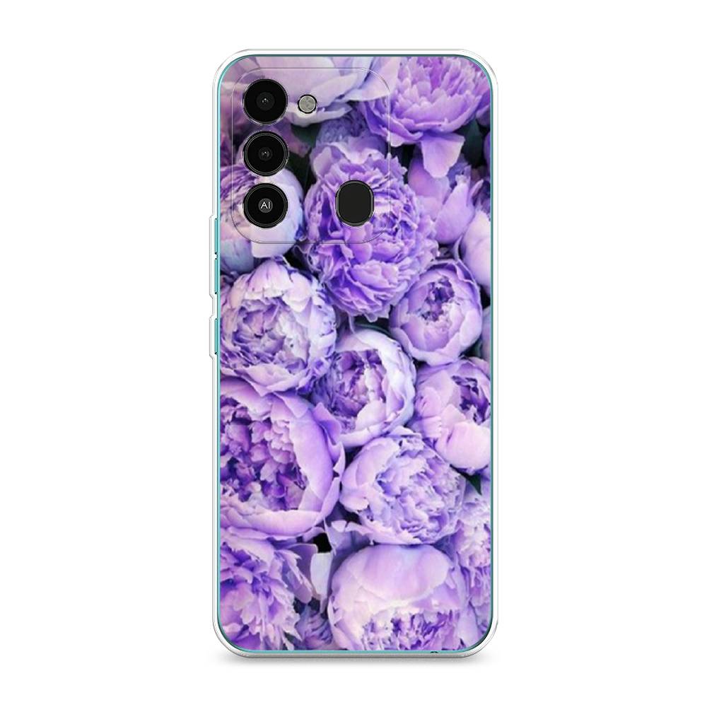 

Чехол Awog на Tecno Spark Go 2022/8С/9 "Пионы сиреневые", Разноцветный, 301350-8