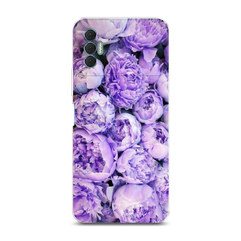 

Чехол Awog на Tecno Spark 8P "Пионы сиреневые", Разноцветный, 301450-8