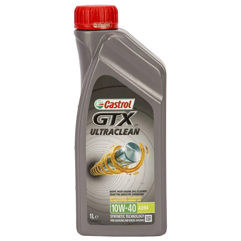 Моторное масло Castrol Gtx Ultraclean A3/B4 полусинтетическое 10w40 1л