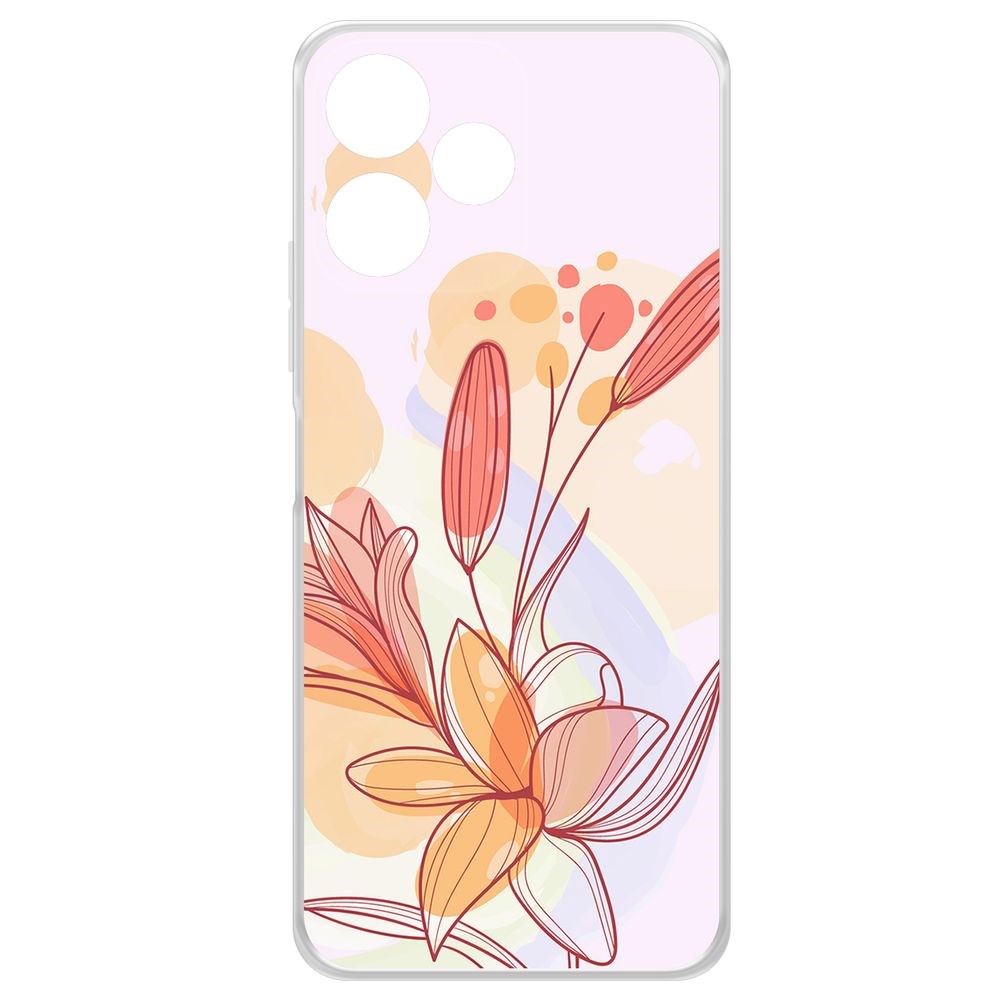 

Чехол-накладка Krutoff Clear Case Фантазия для Poco M6 Pro 5G, Прозрачный