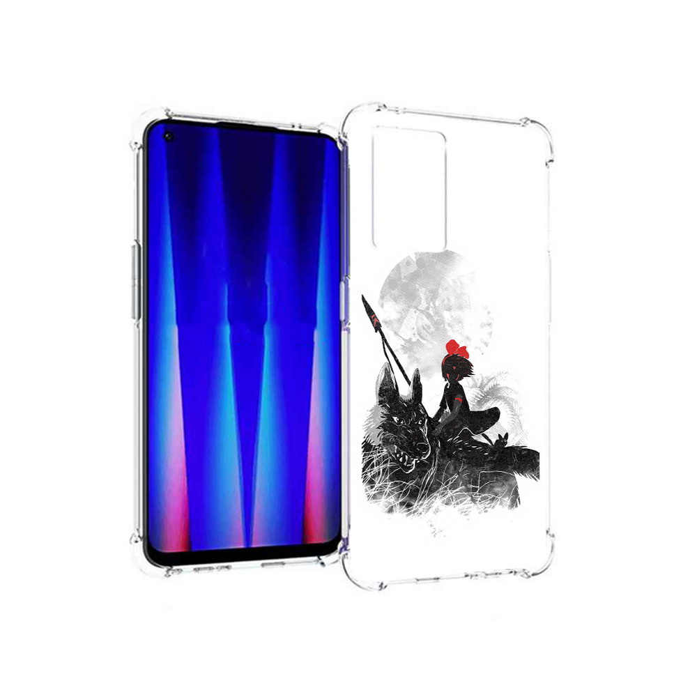 

Чехол MyPads Tocco для OnePlus Nord CE 5G мононоке, Прозрачный, Tocco