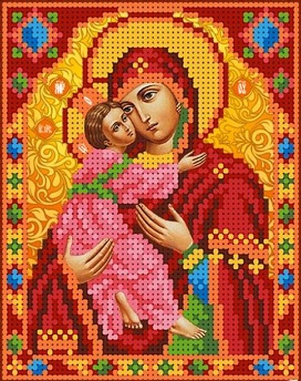 

Рисунок на ткани Каролинка Богородица Владимирская ТКБИ 5078