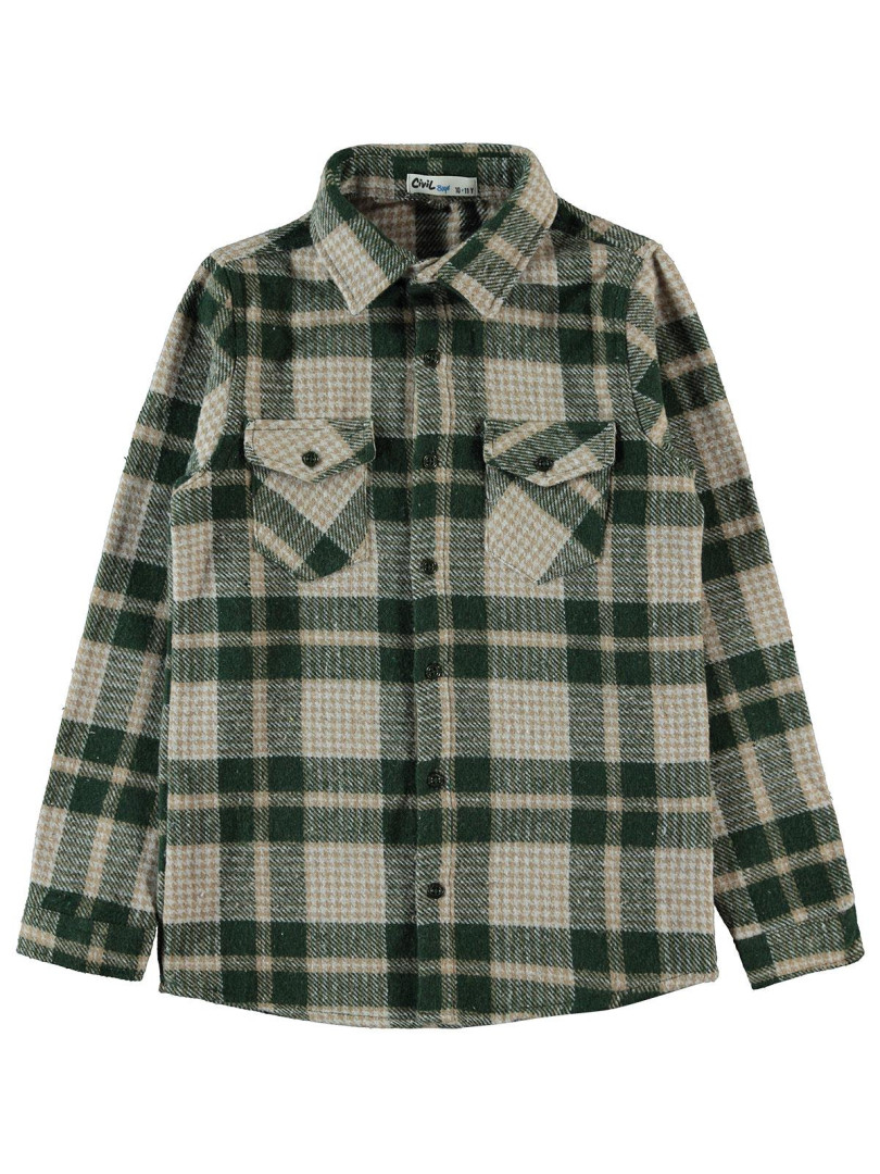

Рубашка Civil Boys 40B172206K21 темно-зеленый 10-11 лет (доставка из-за рубежа), 40B172206K21