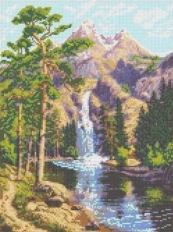 

Рисунок на ткани Каролинка Горный водопад ТКБП 3024