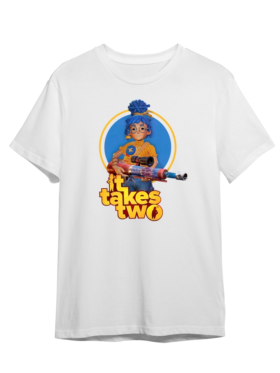 

Футболка унисекс СувенирShop Видеоигра "It Takes Two / PlayStation" 1 белая XL (50-52), Белый, Видеоигра "It Takes Two / PlayStation" 1
