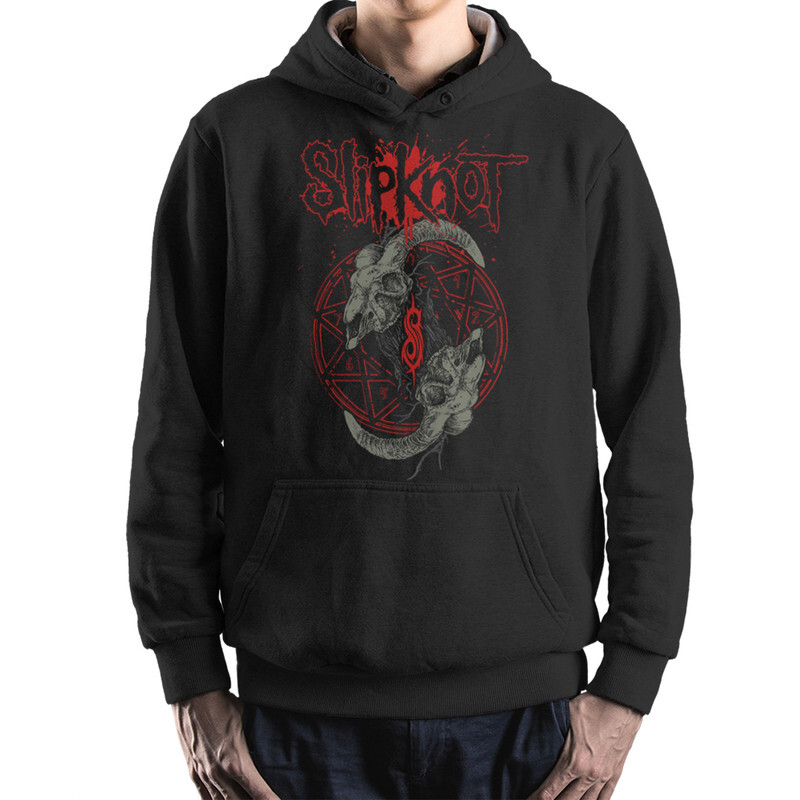 

Худи мужское Dream Shirts Slipknot черное 50 RU, Slipknot