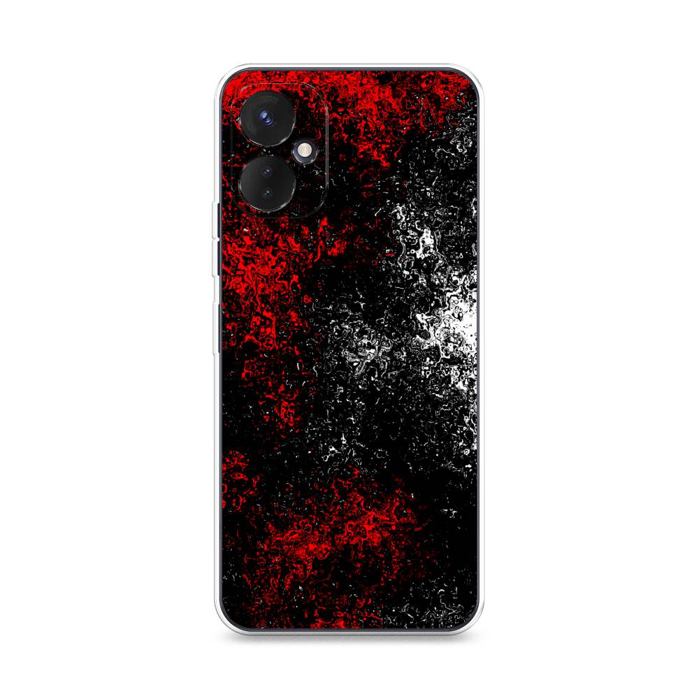 

Чехол для Tecno Spark 9 Pro "Монотипия", Красный;черный;белый, 301950-3