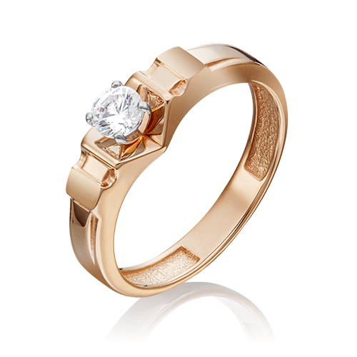 

Кольцо из золота р. 19 PLATINA jewelry 01-5259-00-501-1111-38, фианит, 01-5259-00-501-1111-38