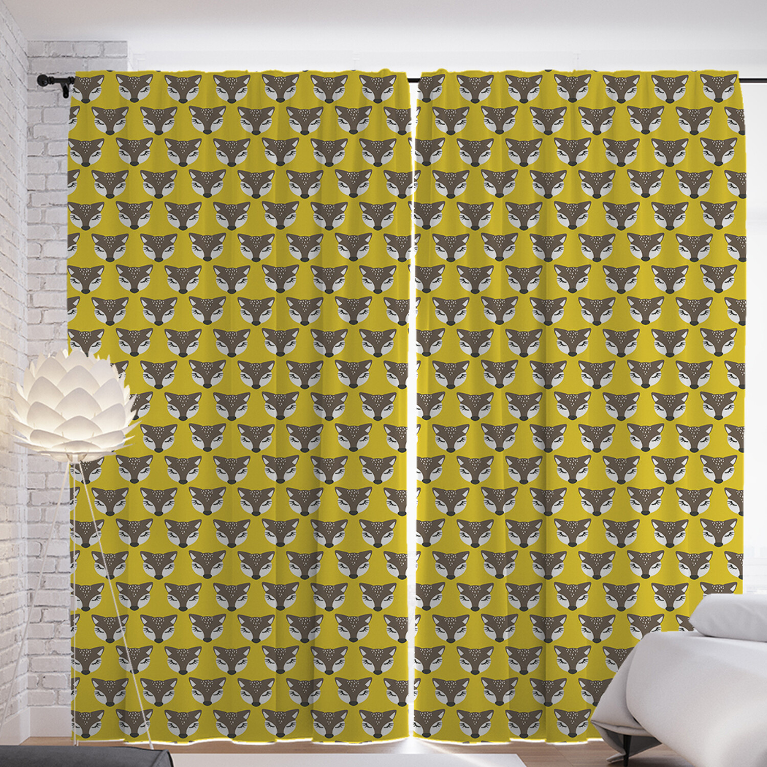 

Шторы с фотопечатью JoyArty "Миллион лисиц" из сатена, 290х265 см, Миллион лисиц