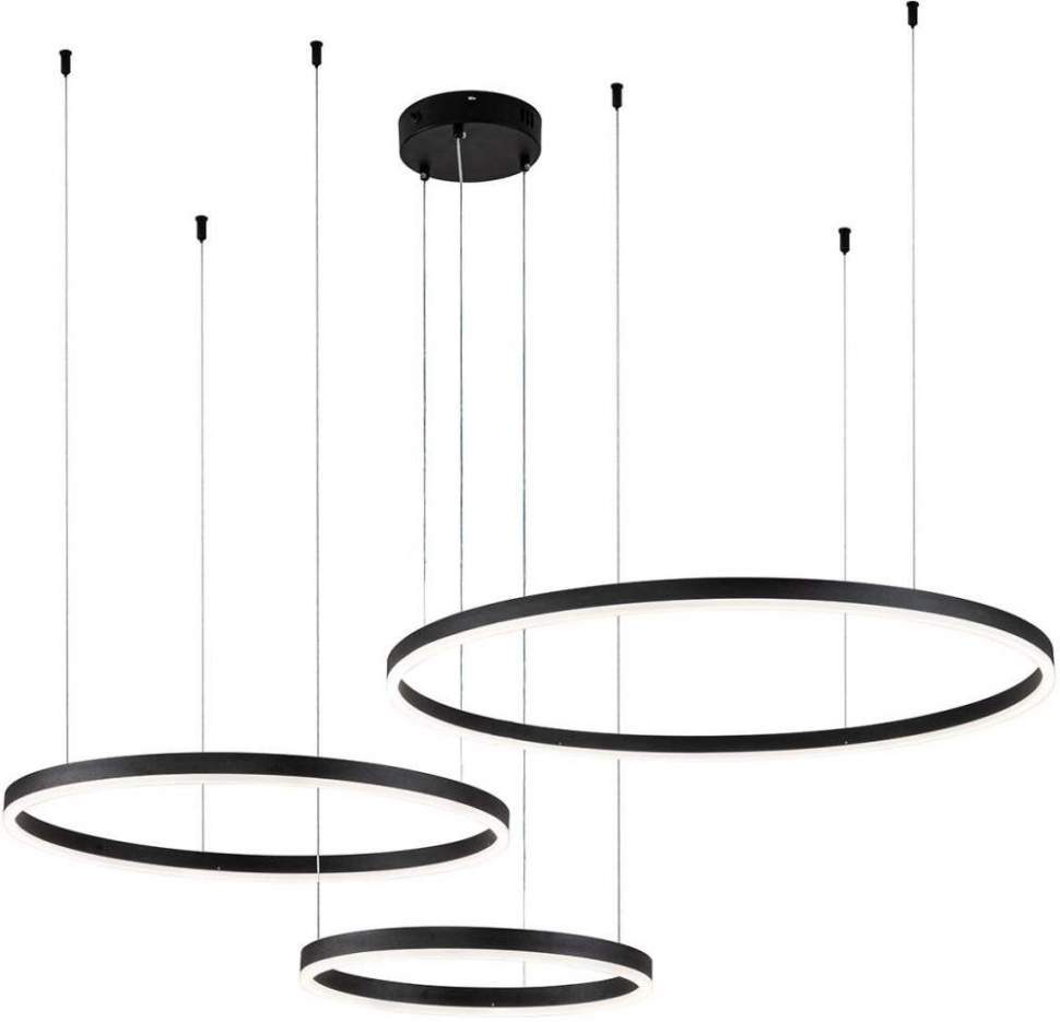 

Indigo Подвесной светильник Galass V000032L (14001/3P Black)