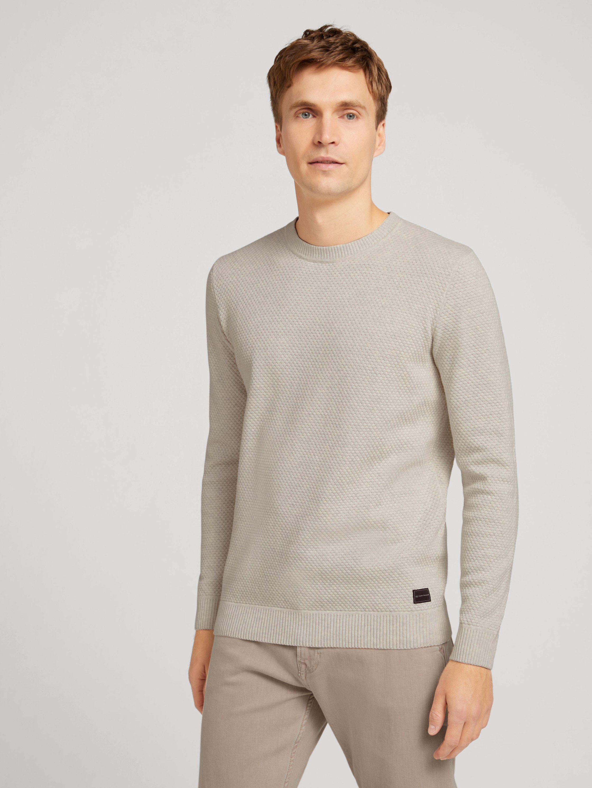 

Джемпер мужской TOM TAILOR 1026500 серый L, 1026500