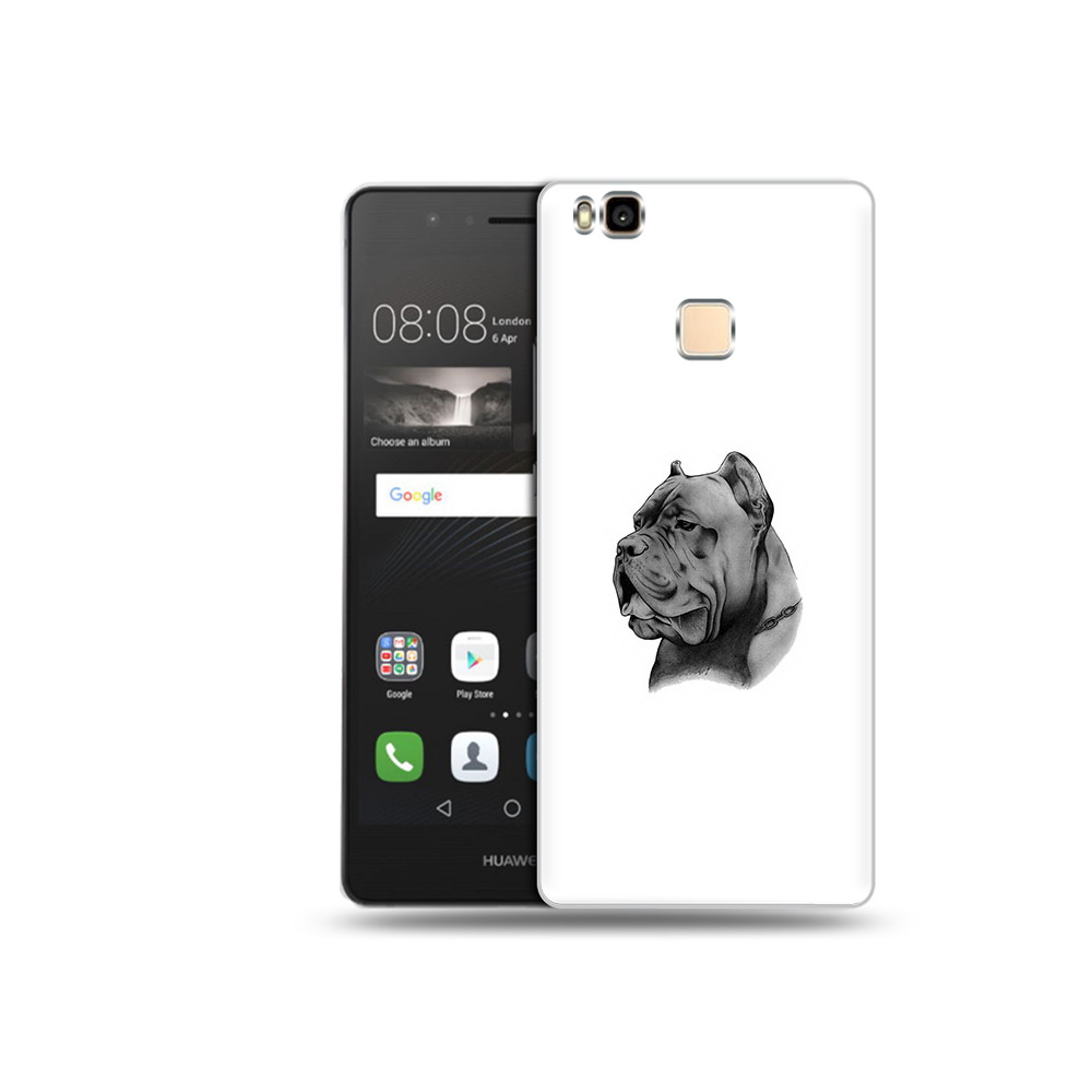 

Чехол MyPads Tocco для Huawei P9 Lite грозный бульдог (PT74547.57.300), Прозрачный, Tocco
