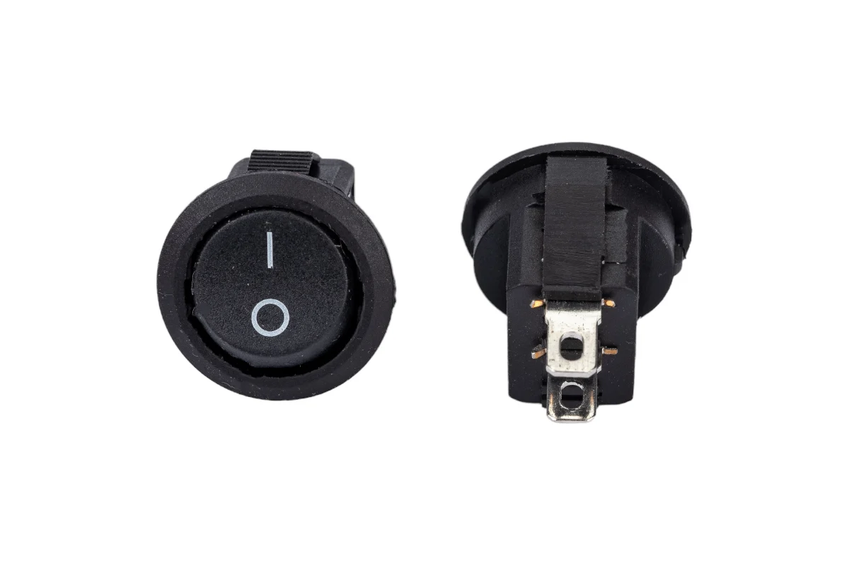 

Клавиша Nord-Yada 250V 3А круглая Micro черная (2конт.) ON-OFF (2шт в упаковке) 905482