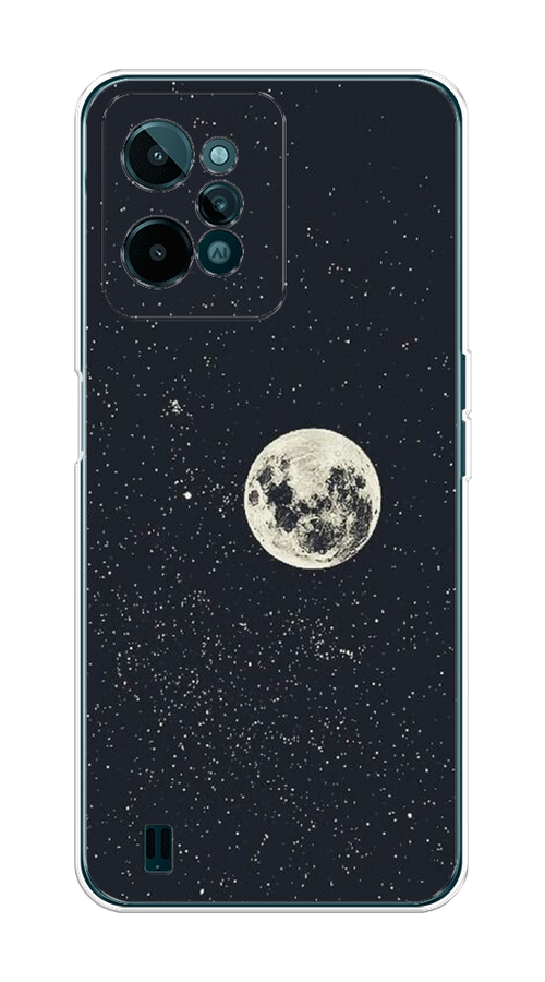 

Чехол на Realme C31 "Полнолуние", Красный, 259350-2
